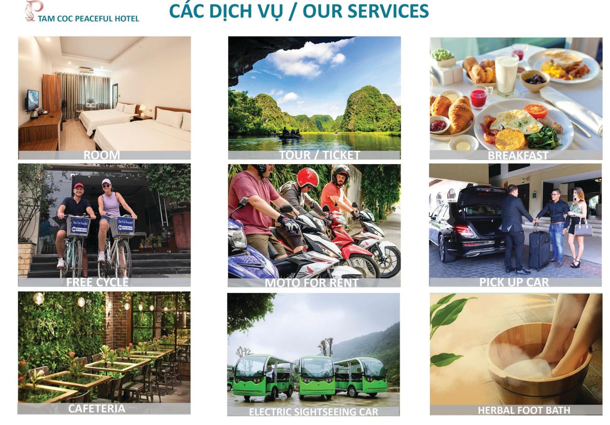 Tam Coc Peaceful Hotel Ninh Binh Exterior foto